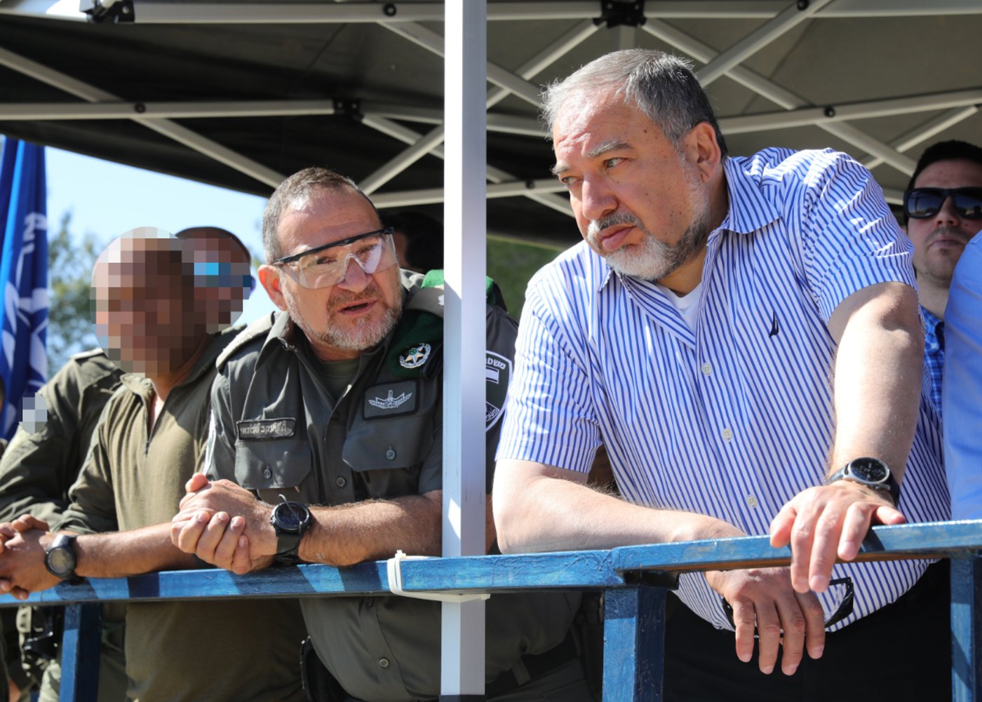 ליברמן ואלשיך ביקרו את לוחמי הימ"מ. צפו