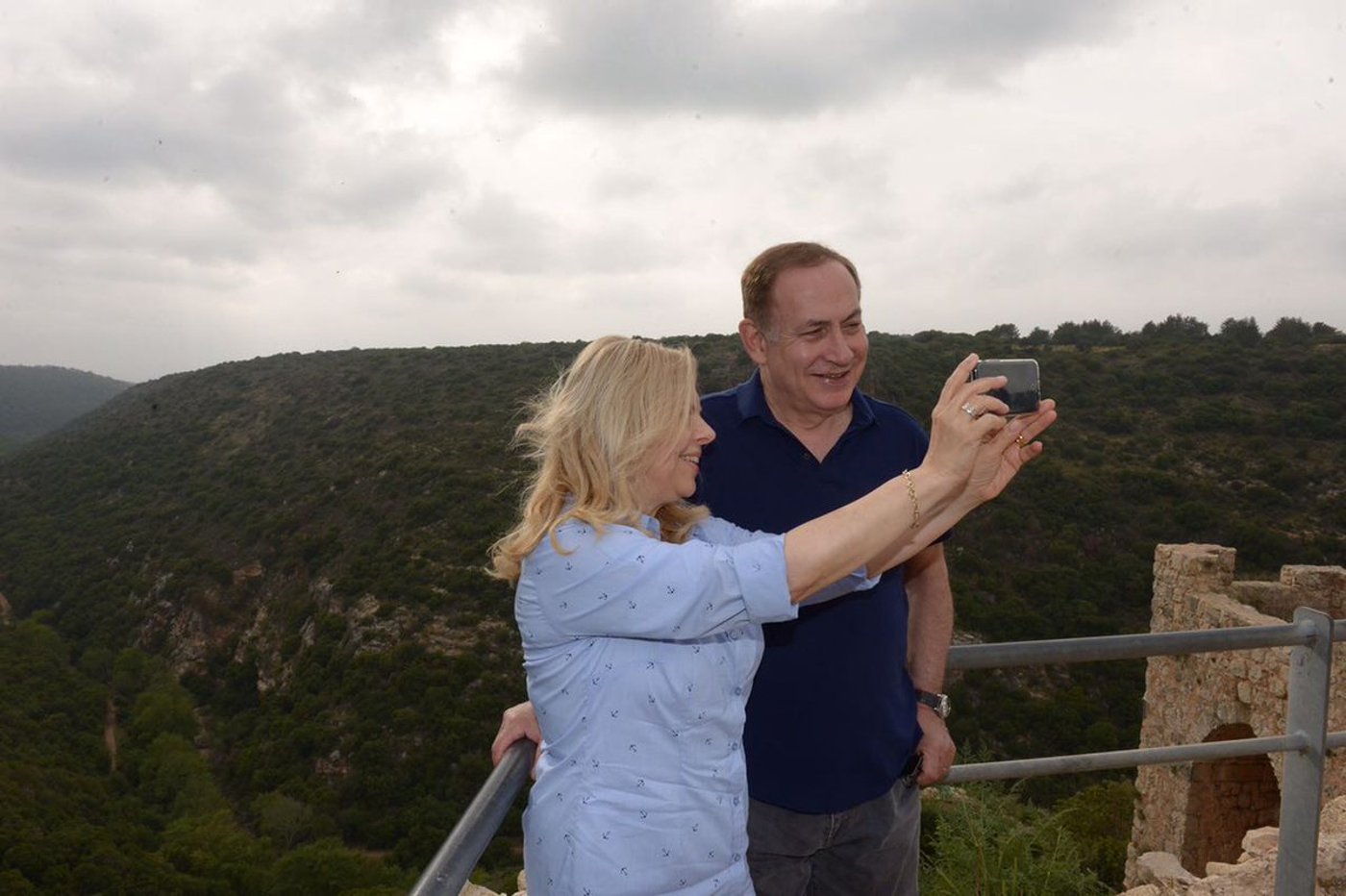גם משפחת נתניהו מבלה: מבצר צלבני ותחנת כיבוי. צפו