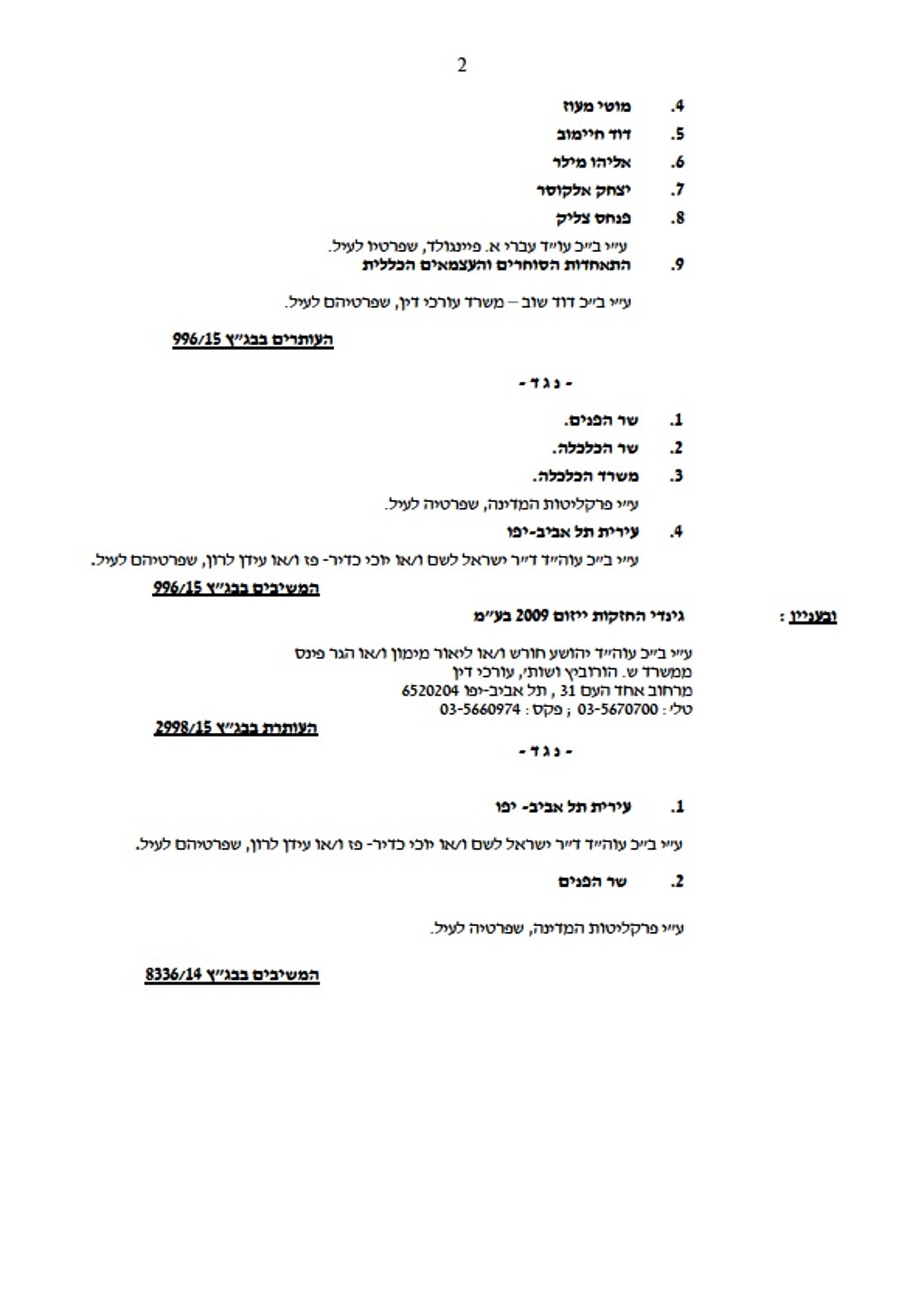 הסוחרים בתל אביב מבקשים מבג"ץ: דיון נוסף על השבת