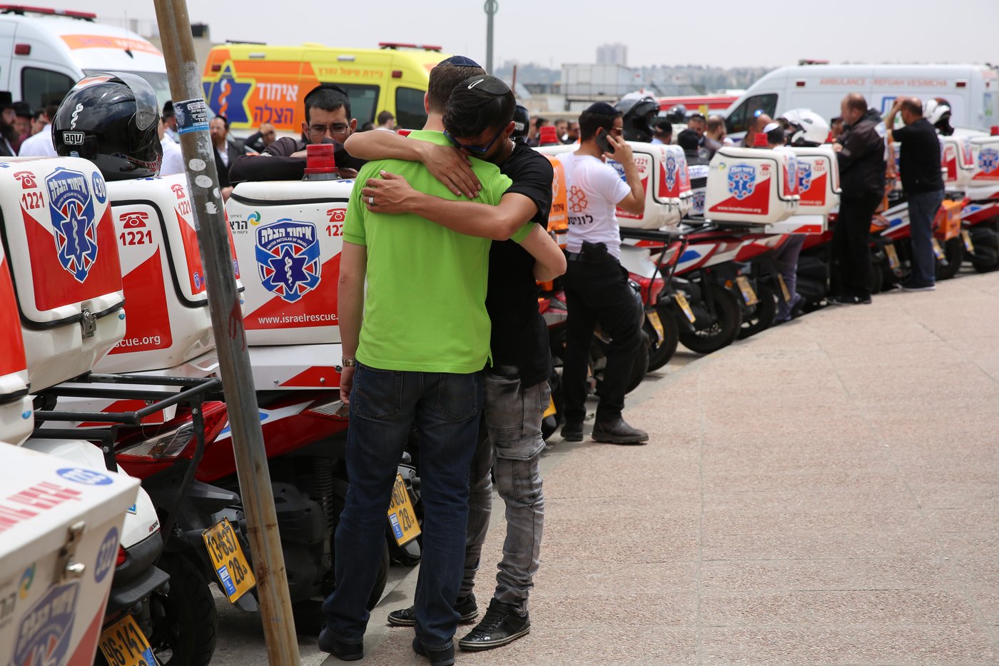 מאות ליוו למנוחות את מתנדב 'איחוד הצלה' אפי גדסי ז"ל