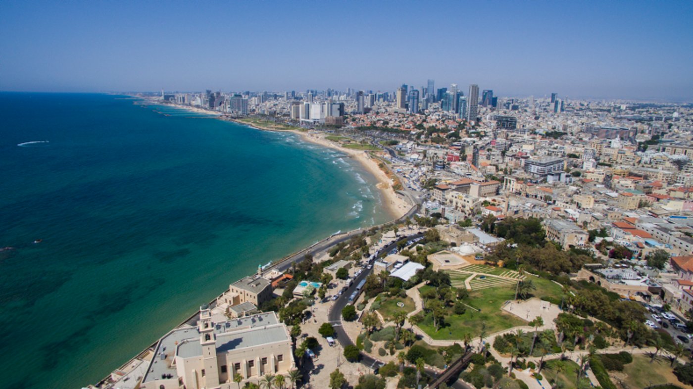 תל אביב יפו מהאוויר