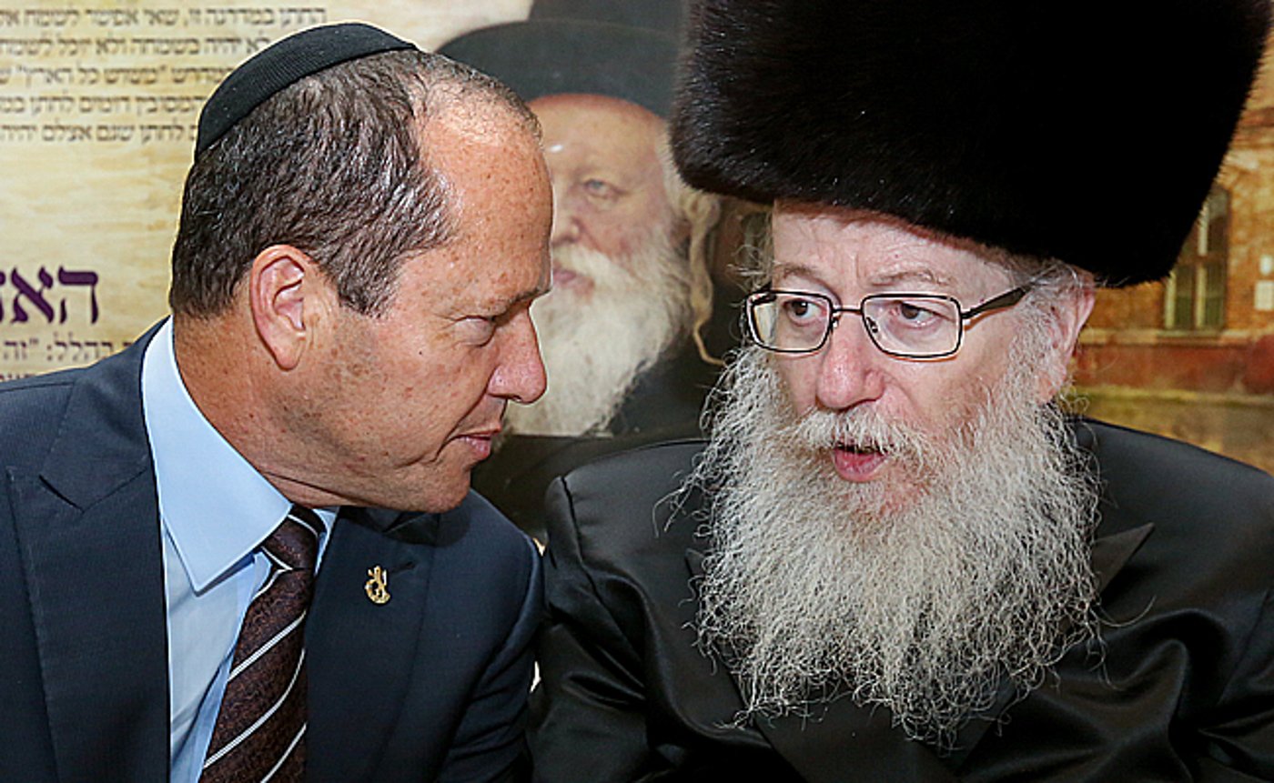 ליצמן וראש עיריית ירושלים ניר ברקת. ארכיון