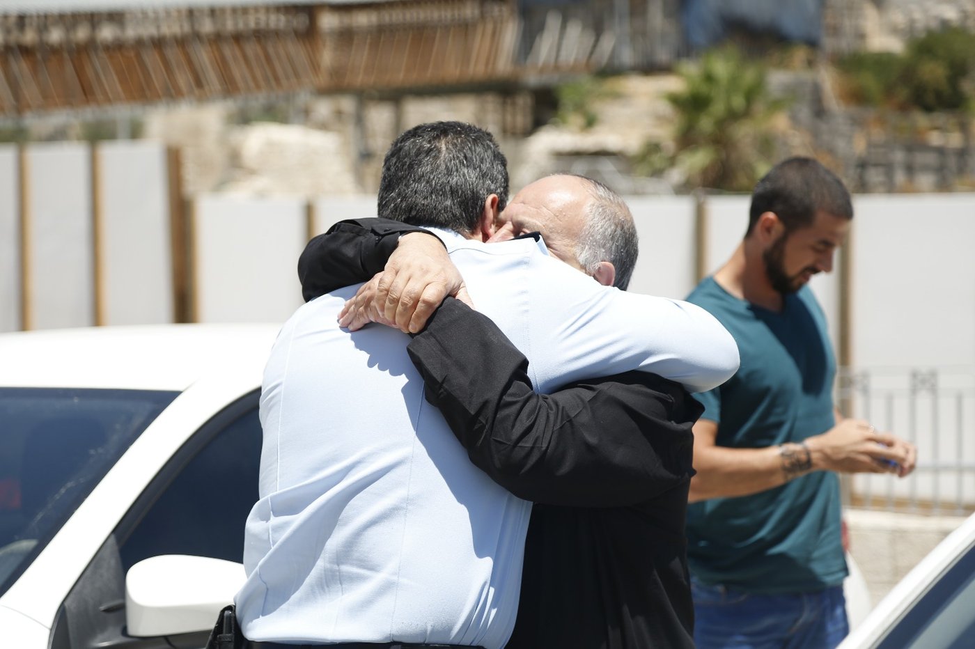 מפקדי המשטרה נפגשו עם האבות השכולים בכותל המערבי