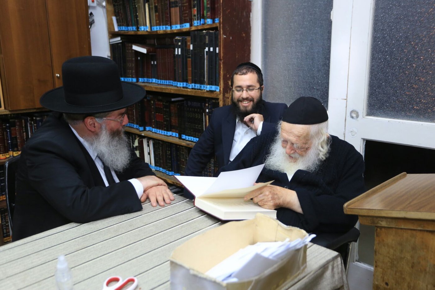 הגר"מ קסלר אצל מרן הגר"ח קנייבסקי