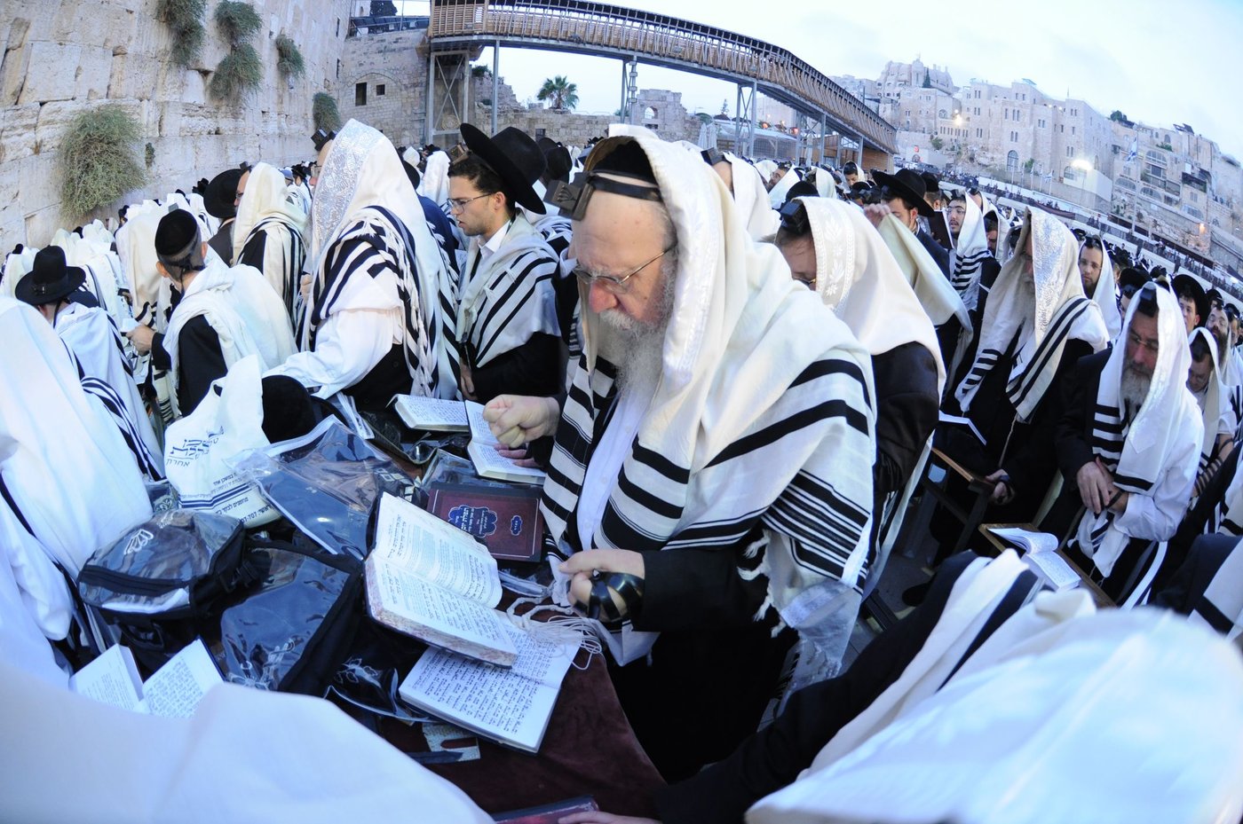 הילולת החפץ חיים: אלפים התפללו בכותל • צפו