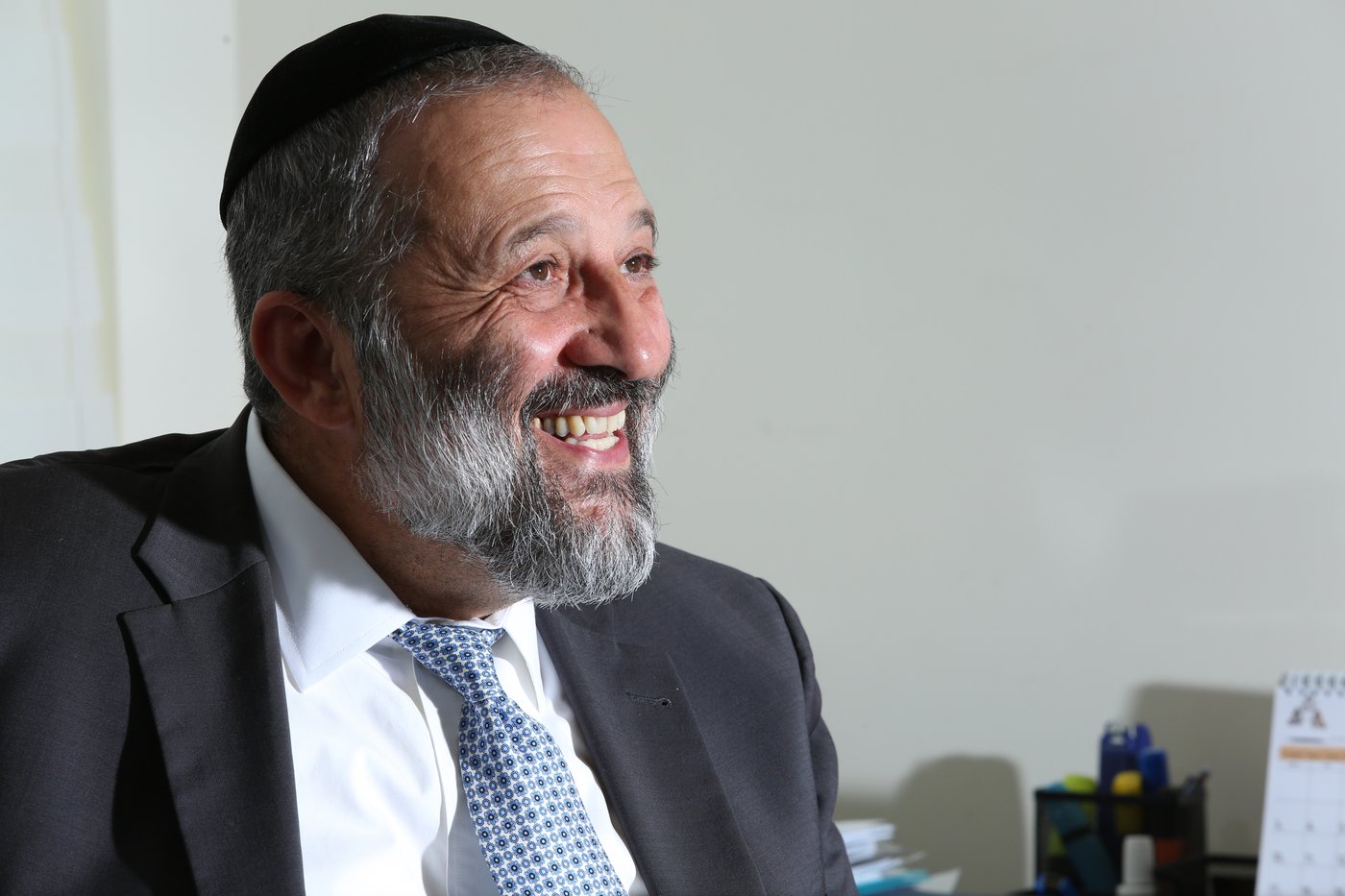 אריה דרעי בלשכתו, בשבוע שעבר