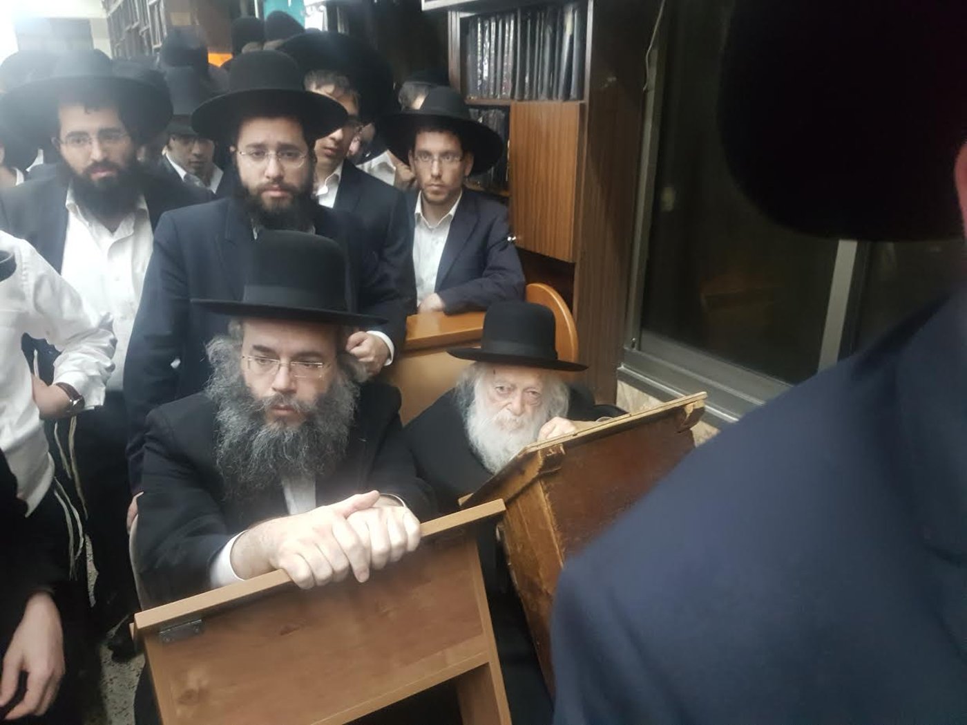 עצרת במלאות ה'שבעה' לזקן המשגיחים • תיעוד