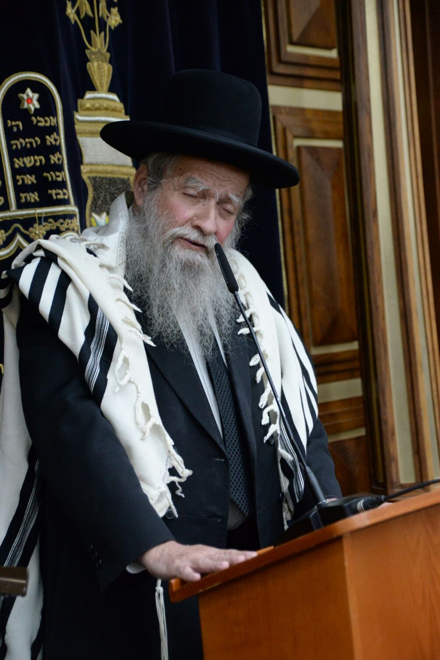 עצרת במלאות ה'שבעה' לזקן המשגיחים • תיעוד