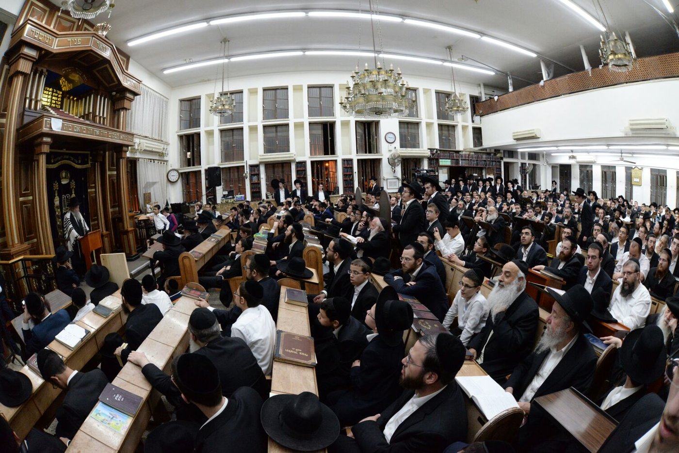 עצרת במלאות ה'שבעה' לזקן המשגיחים • תיעוד