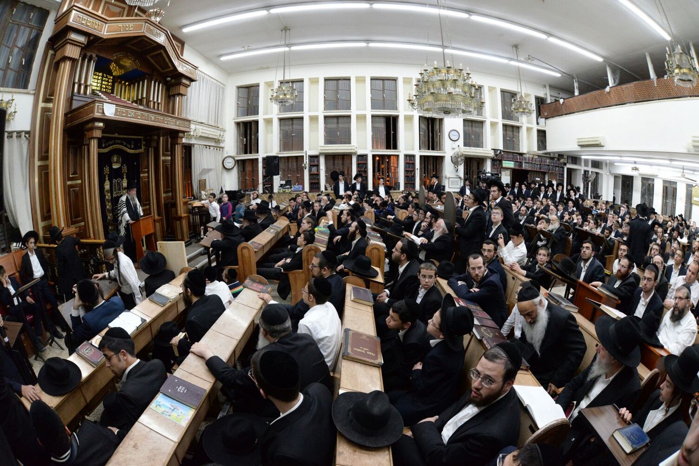 עצרת במלאות ה'שבעה' לזקן המשגיחים • תיעוד