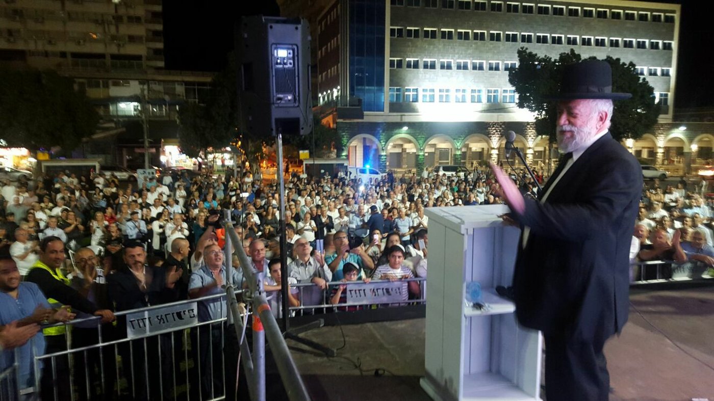 הרב שלמה דידי בעצרת, הערב