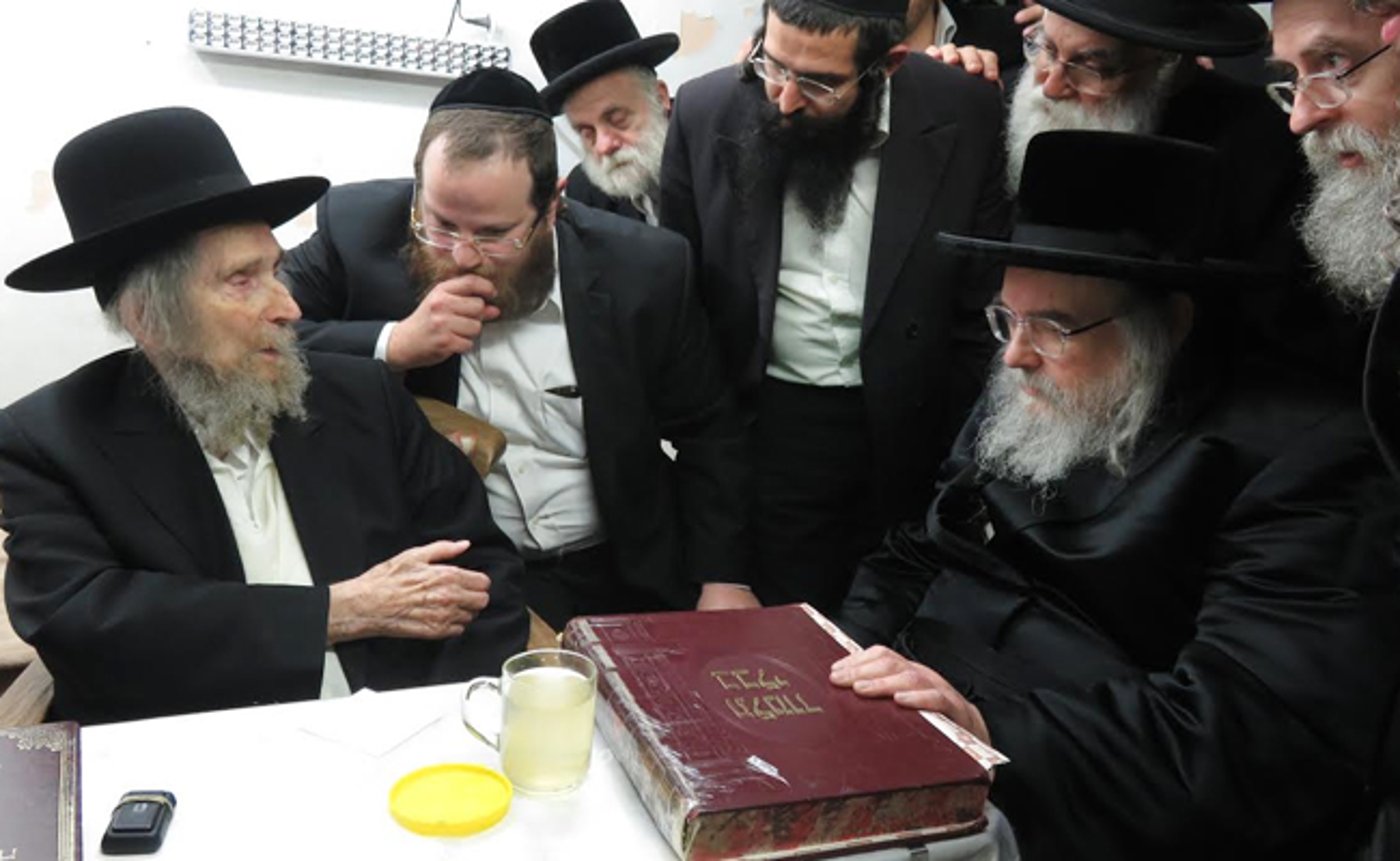 עם האדמו"ר מבעלזא