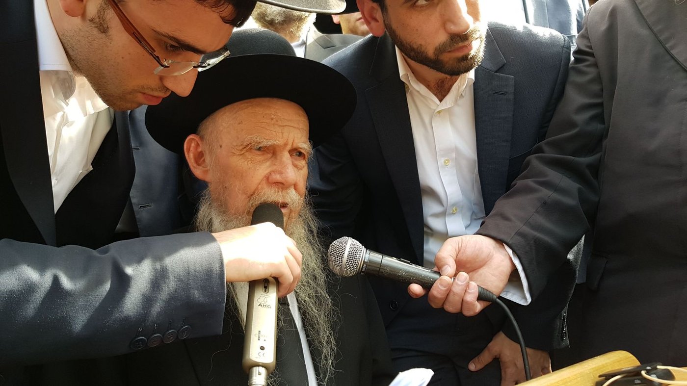 "חסר לנו"; ההספד של הגאון רבי גרשון אדלשטיין • צפו