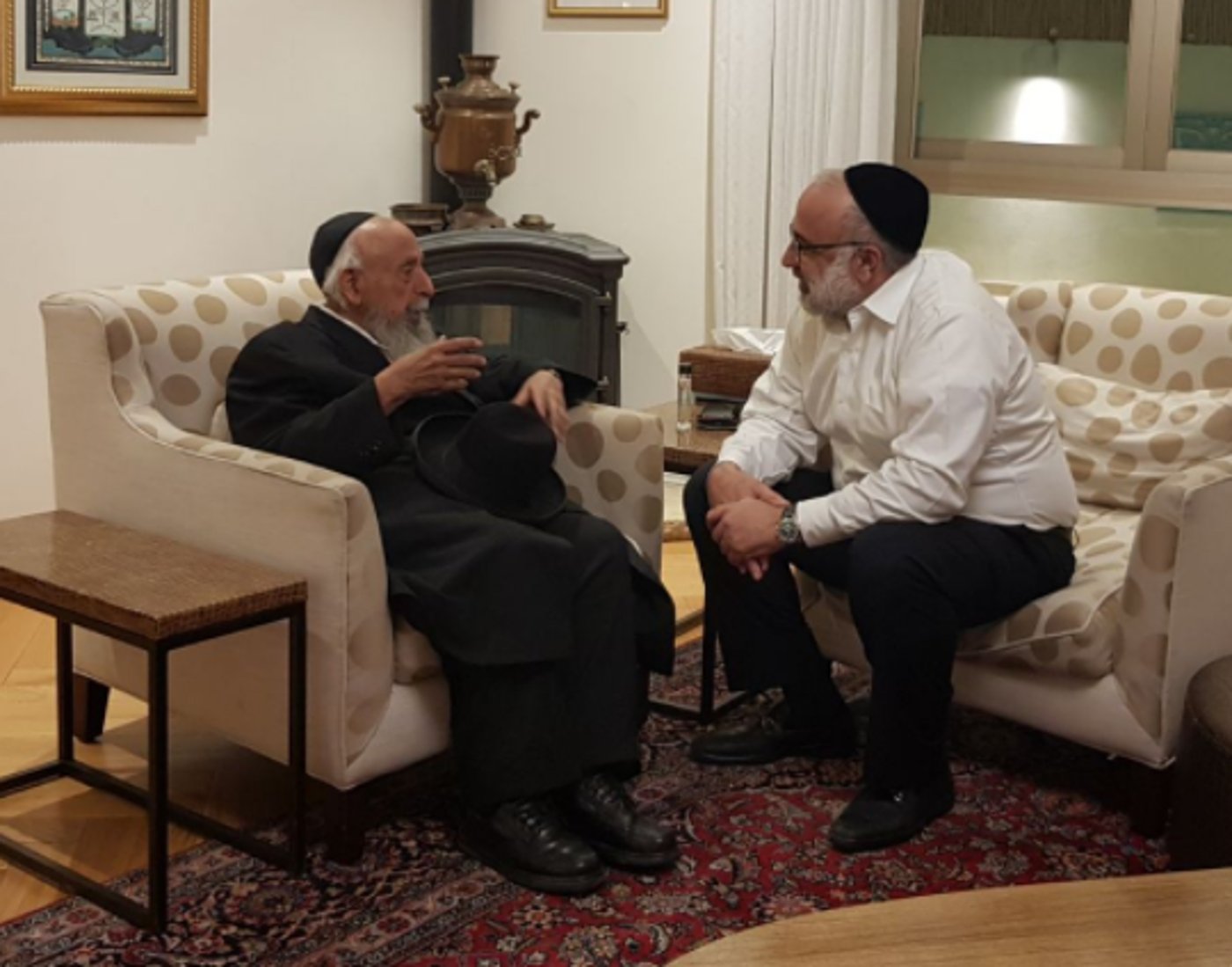 הגר"ש בעדני בביתו של אייל משיח, בסוף השבוע