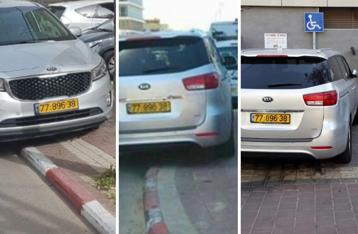 האם ראש עיריית בני ברק נכה? לפי החניות של רכבו - כן