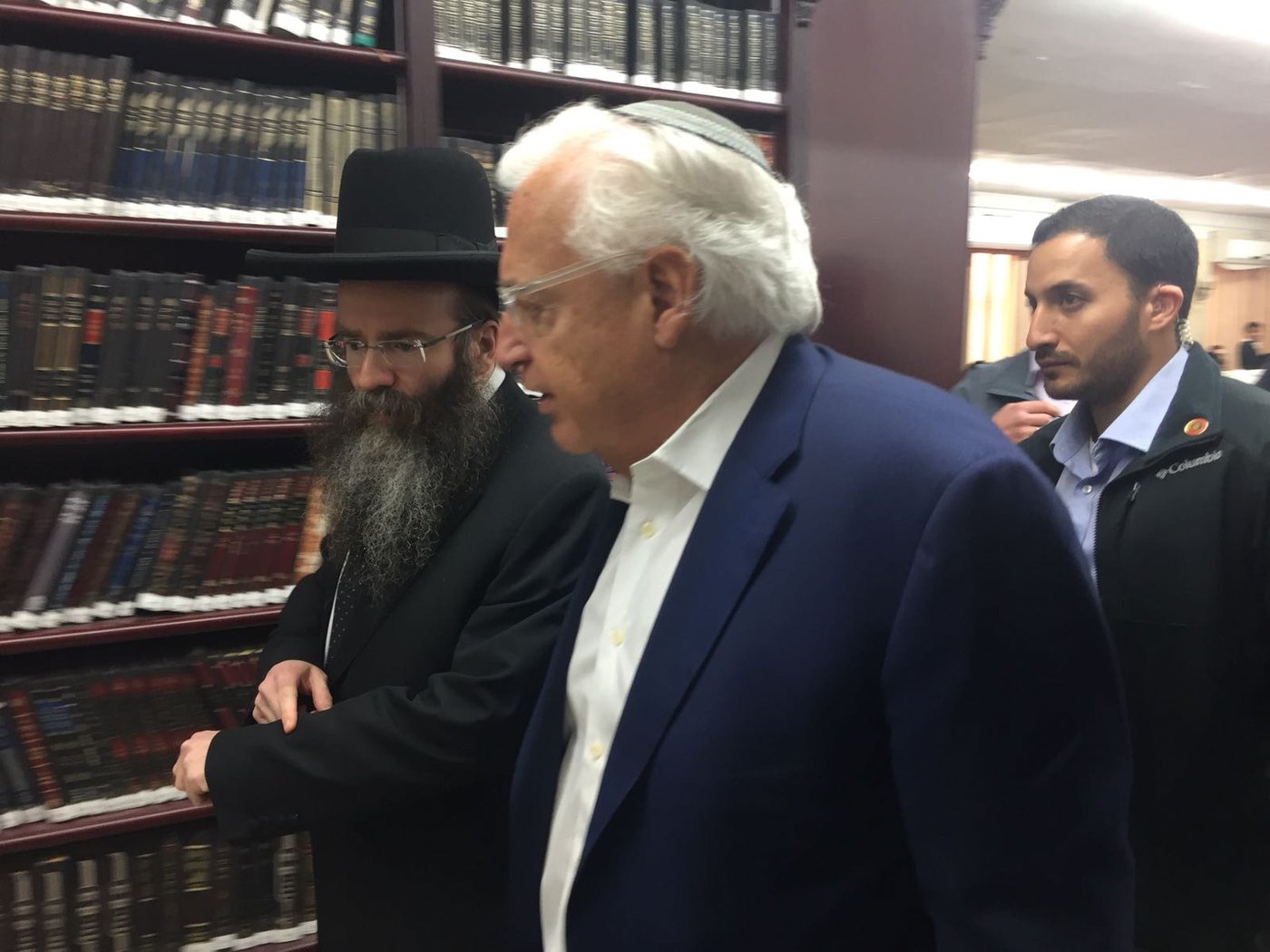 שגריר ארה"ב דיוויד פרידמן ביקר בישיבת "תפארת ישראל"