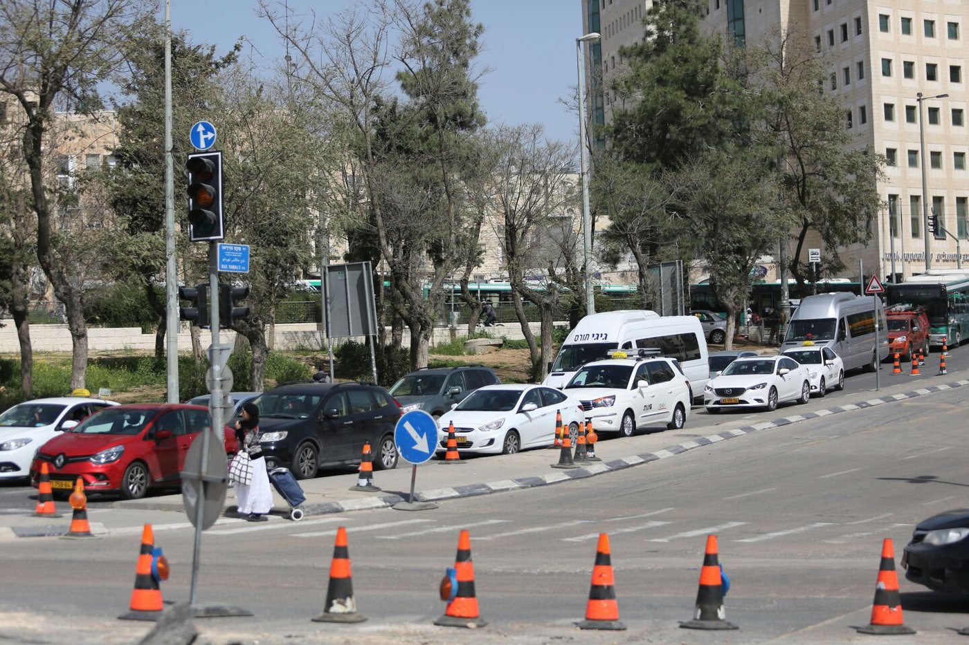 ירושלים נצורה: פקקי ענק ונהגים מתוסכלים