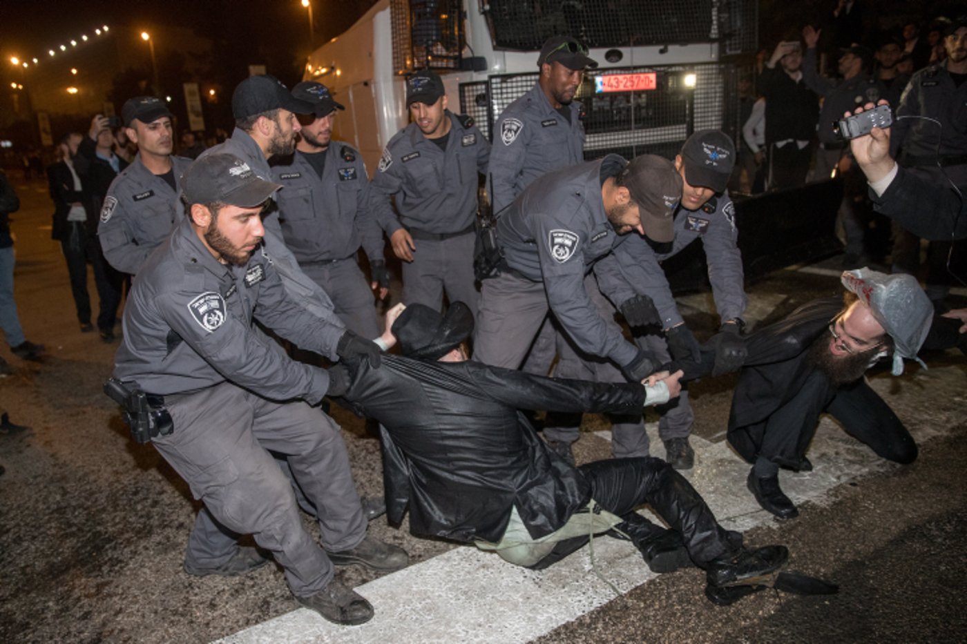 ההפגנה בירושלים, ביום חמישי