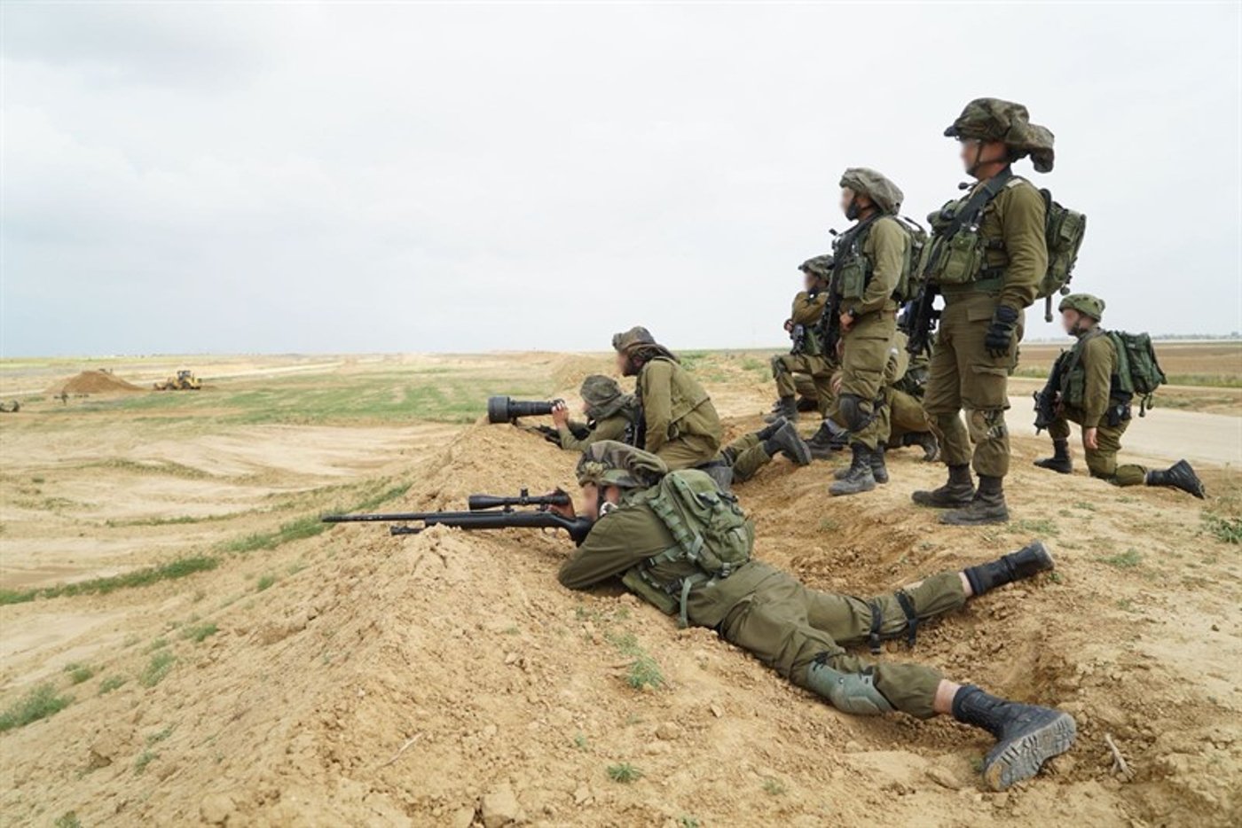 חיילי צה"ל הבוקר בכוננות.