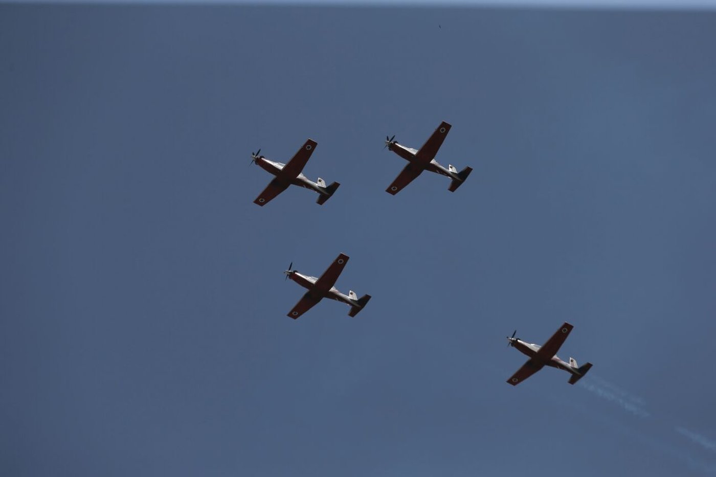 צפו: כך נראה המטס בשמי ירושלים • גלריה