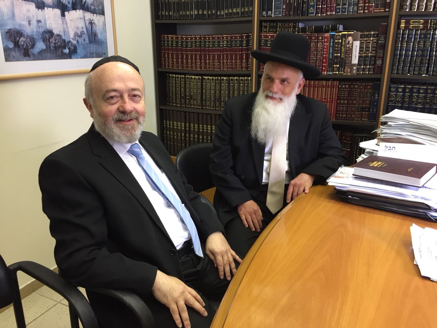 המנכ"ל הנכנס סייר עם המנכ"ל היוצא • צפו