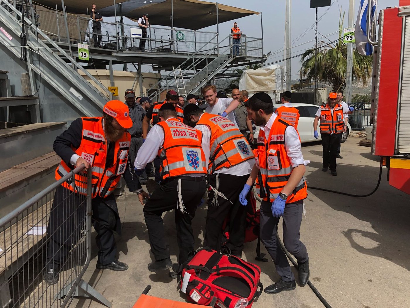 'איחוד הצלה' בתרגיל החירום הגדול יחד עם כוחות הביטחון במתחם הרשב"י במירון
