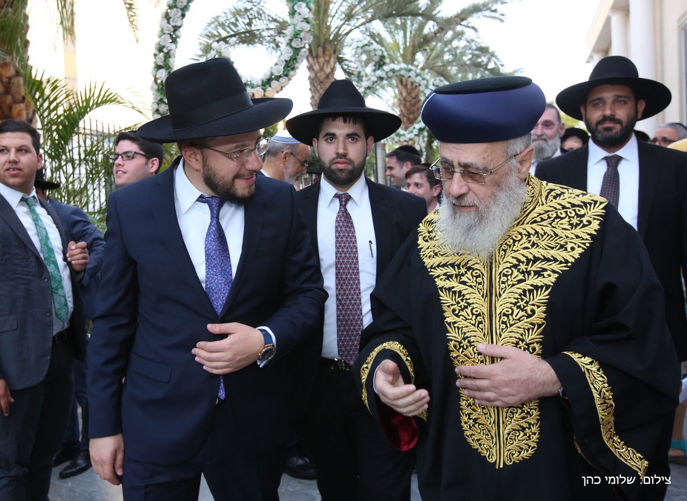 הרל"ש של הראשל"צ חיתן את בנו • צפו בגלריה
