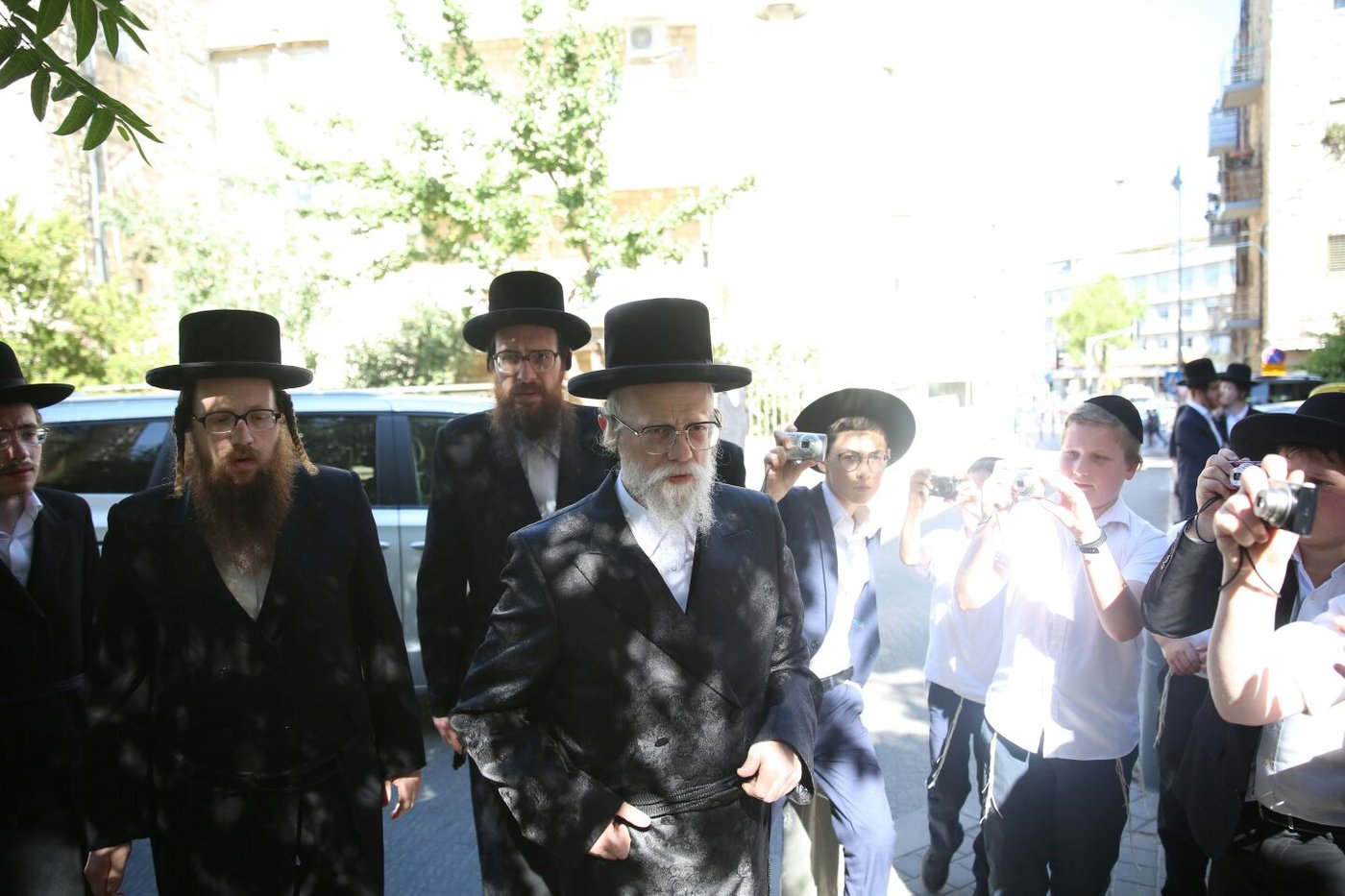 חברי המועצת החסידית דנים בגיוס • גלריה