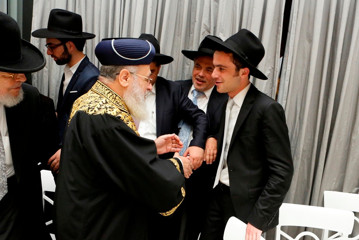מנכ"ל המקומות הקדושים חיתן כולם הגיעו לברך • צפו