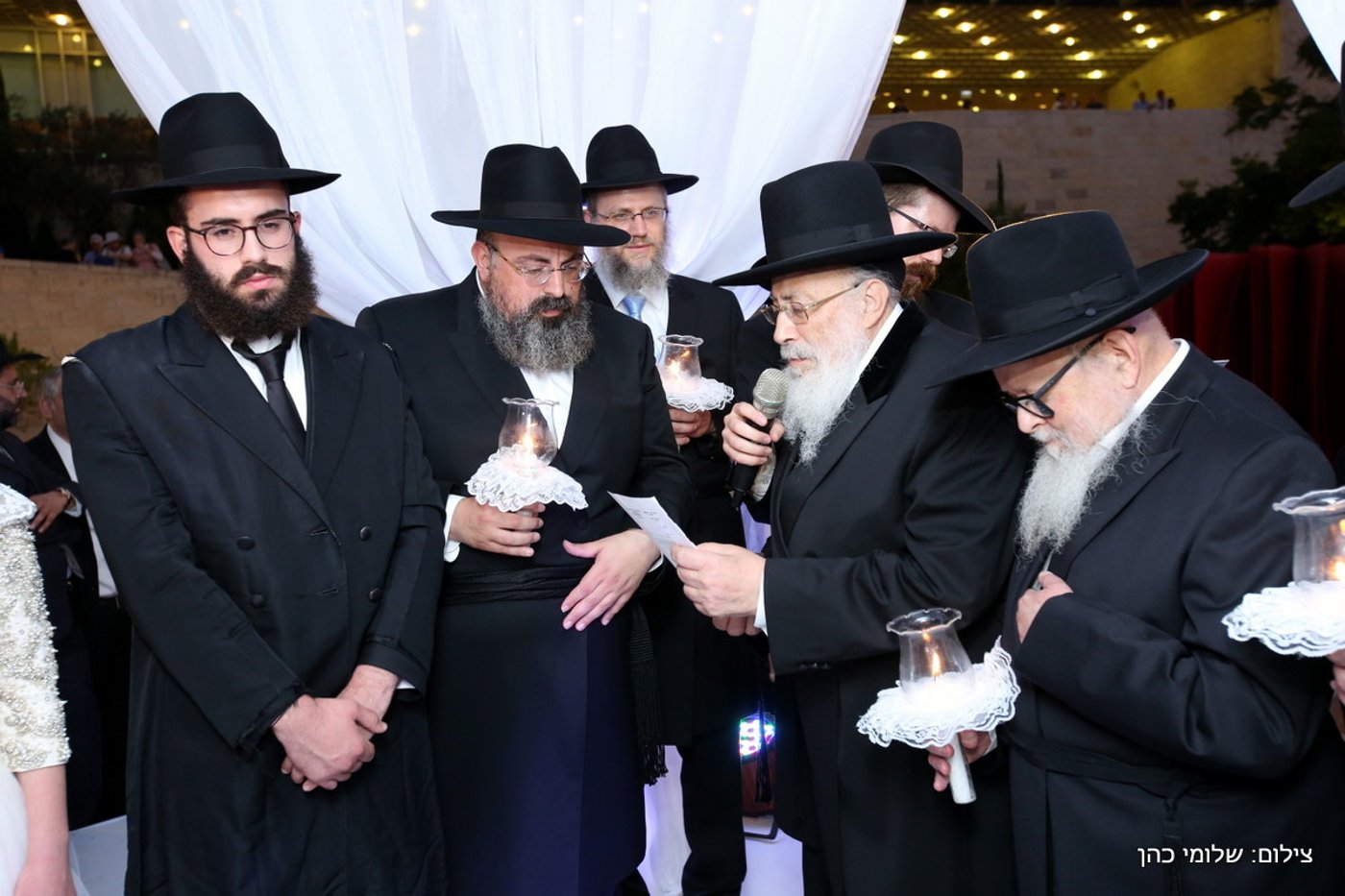 יוסי אליטוב חיתן וכולם התייצבו לברך • צפו