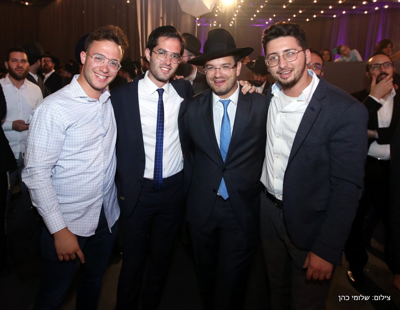 יוסי אליטוב חיתן וכולם התייצבו לברך • צפו