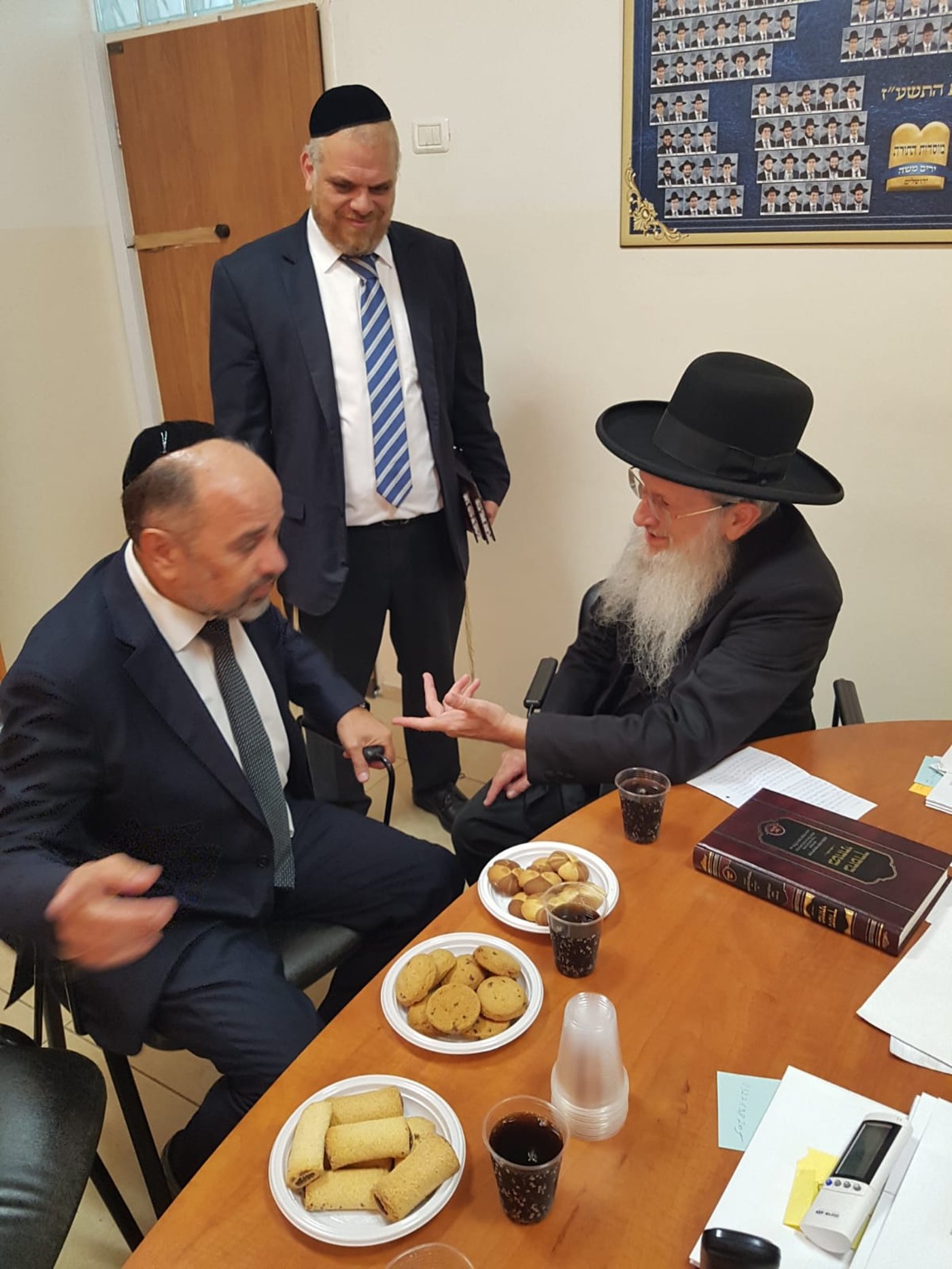 כך ח"כ יעקב מרגי פתח את שנת הלימודים החרדית