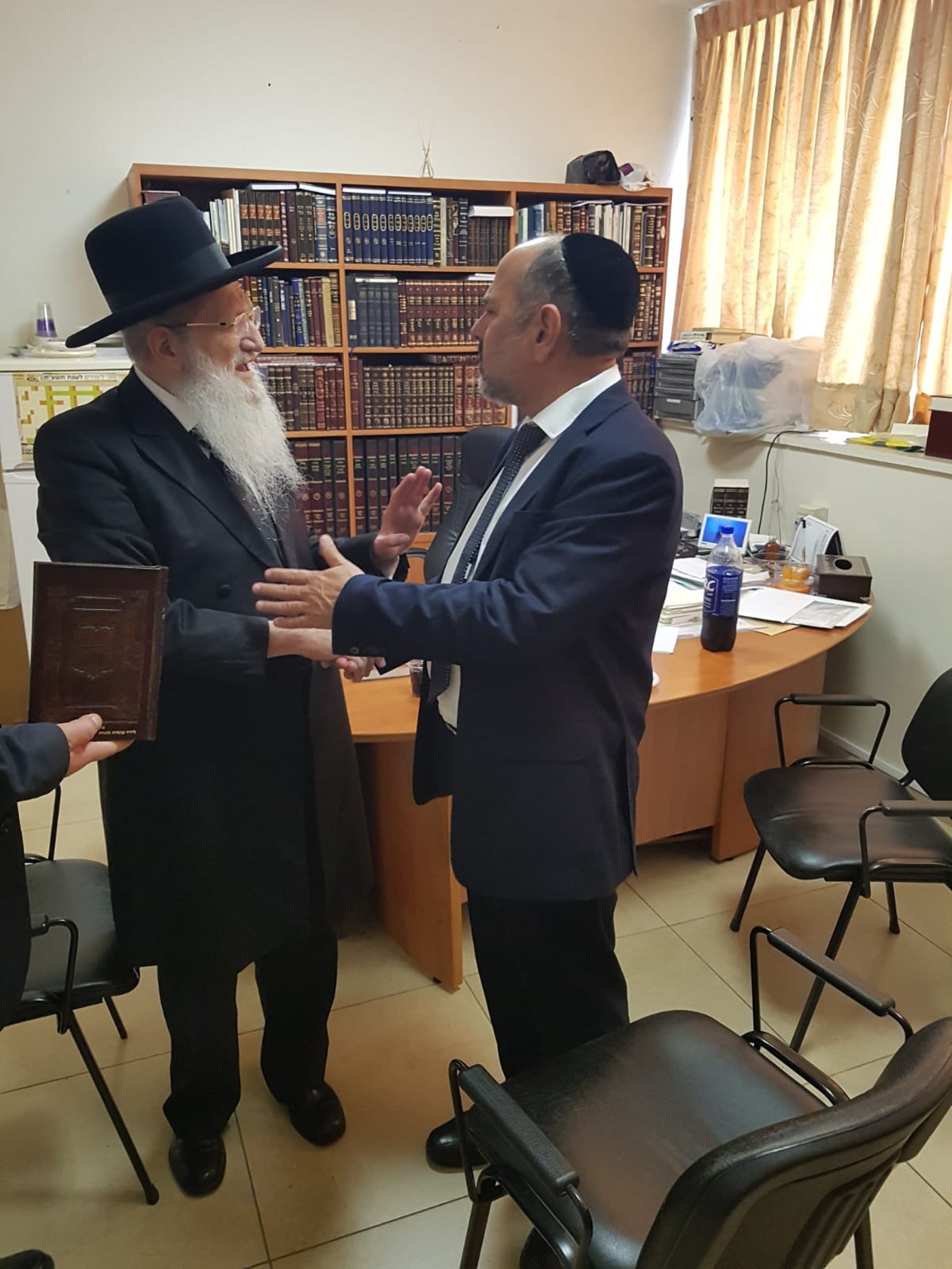 כך ח"כ יעקב מרגי פתח את שנת הלימודים החרדית