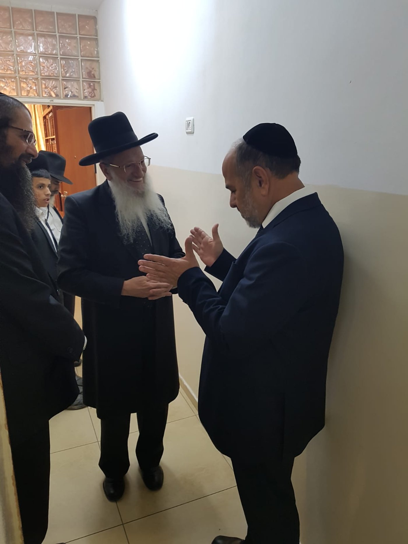 כך ח"כ יעקב מרגי פתח את שנת הלימודים החרדית