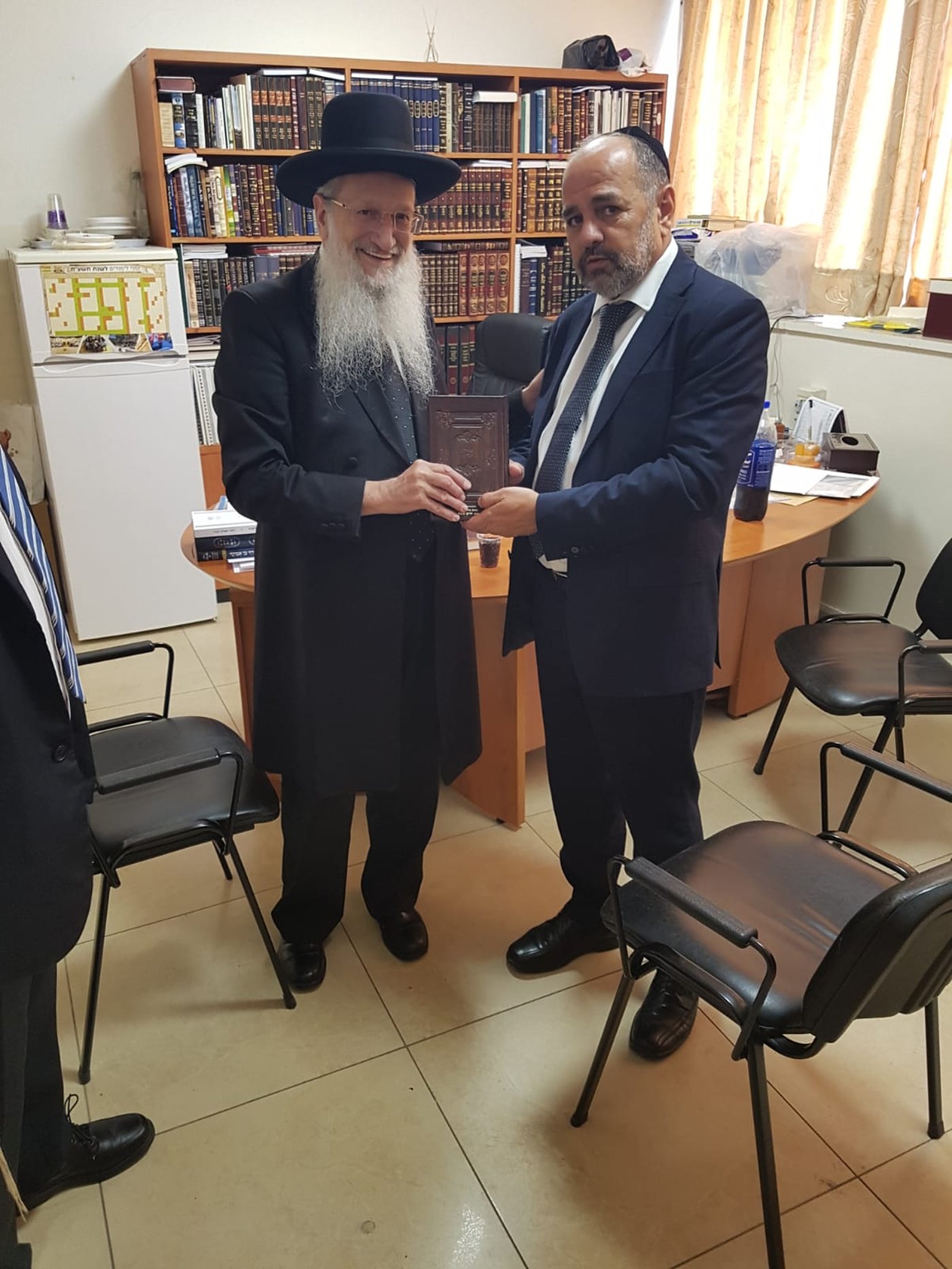 כך ח"כ יעקב מרגי פתח את שנת הלימודים החרדית