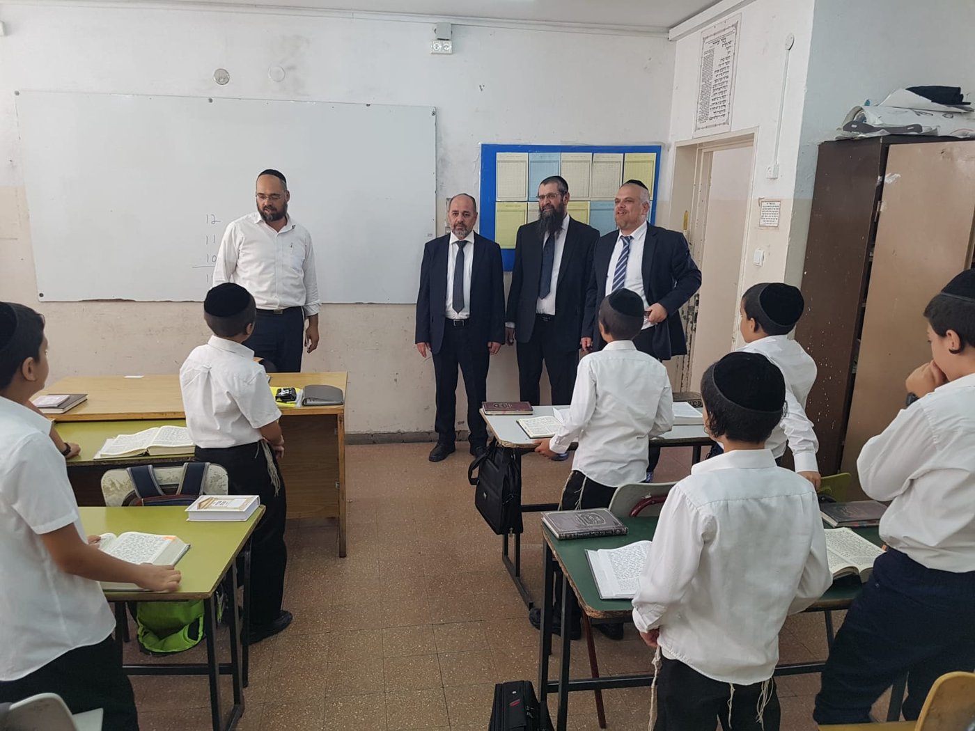 כך ח"כ יעקב מרגי פתח את שנת הלימודים החרדית