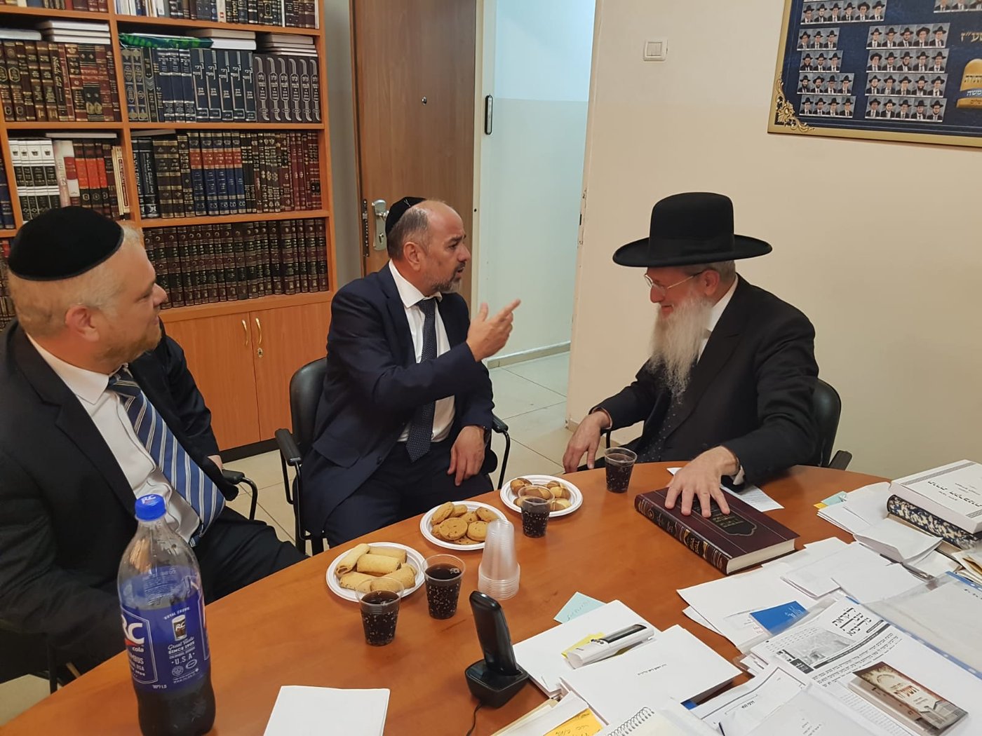 כך ח"כ יעקב מרגי פתח את שנת הלימודים החרדית
