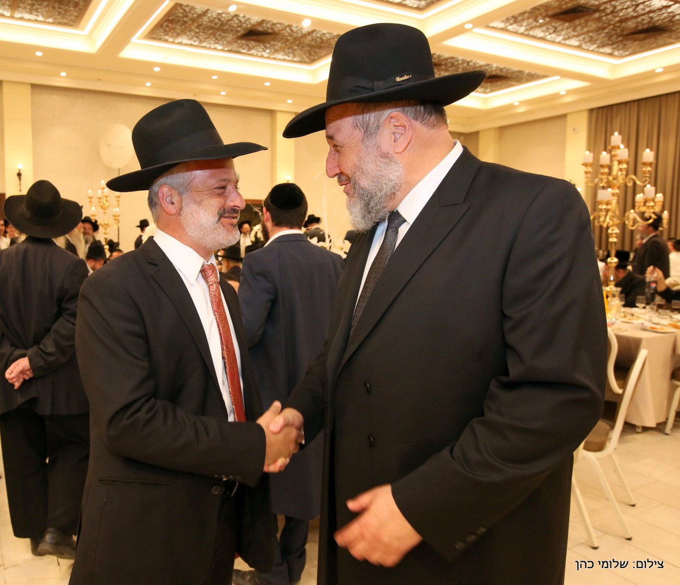 הרב אליעזר סורוצקין חיתן את בנו • צפו בגלריה