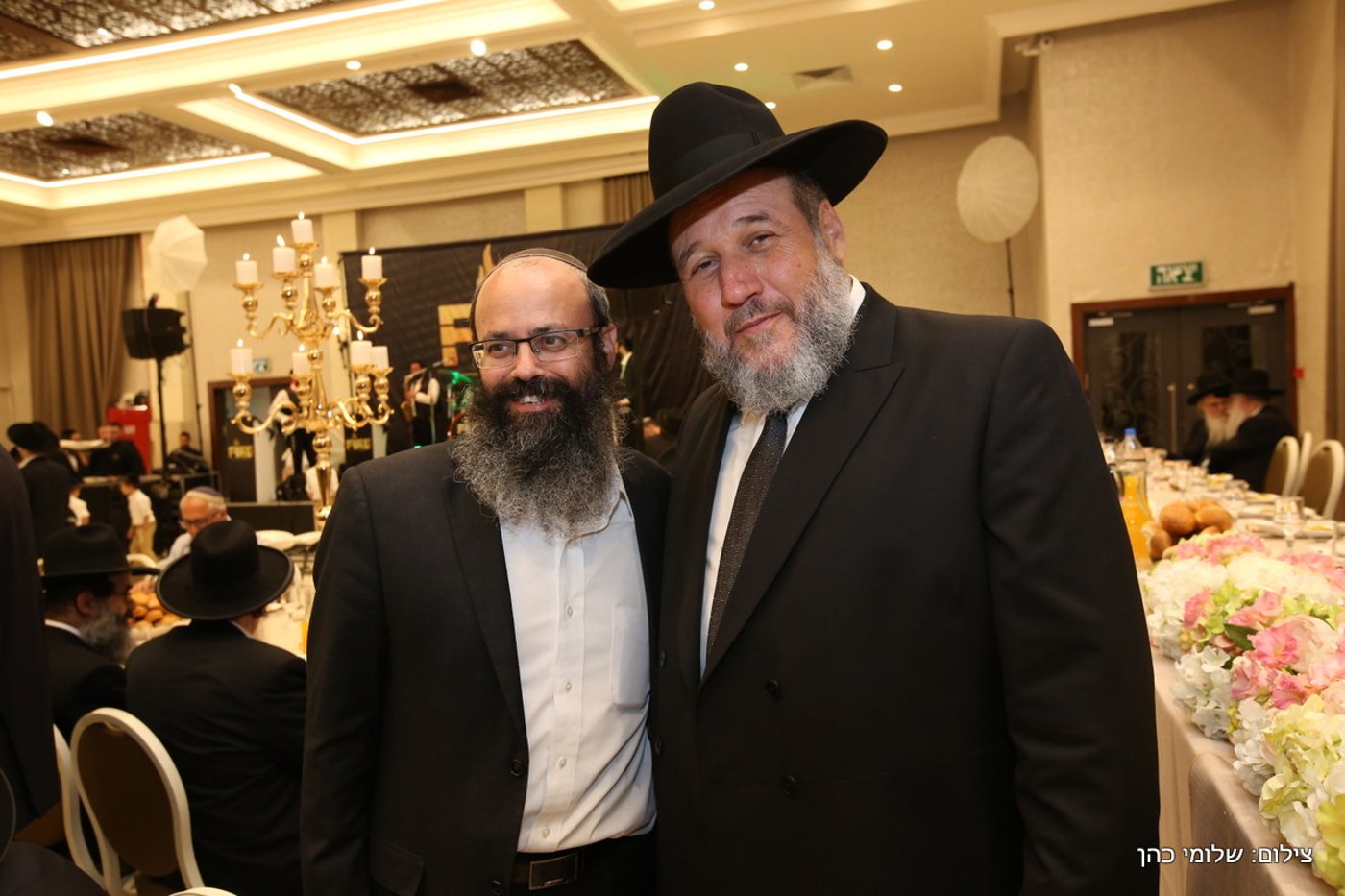 הרב אליעזר סורוצקין חיתן את בנו • צפו בגלריה