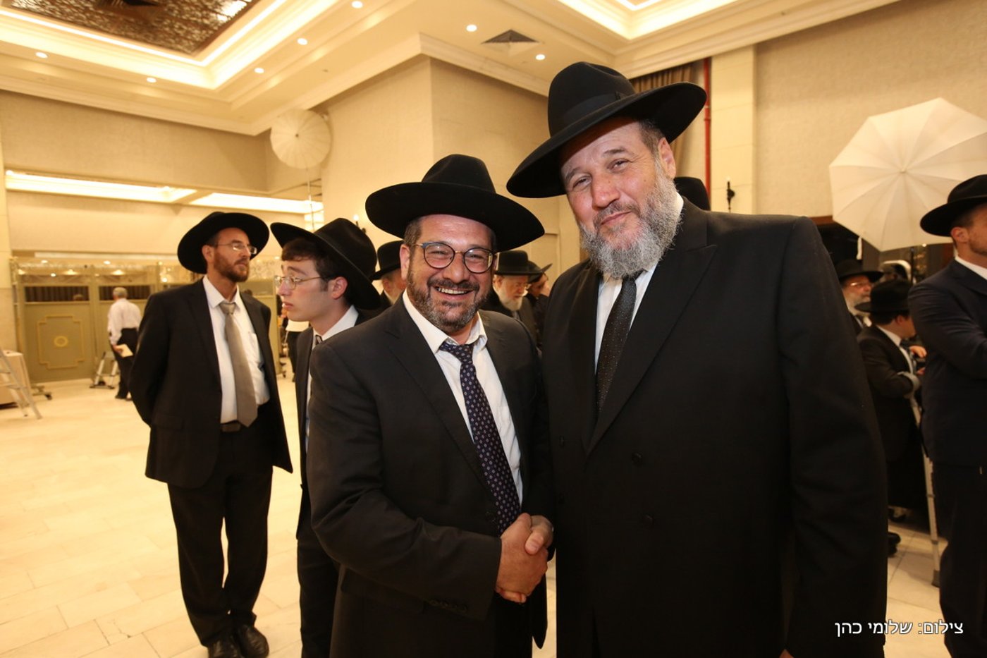 הרב אליעזר סורוצקין חיתן את בנו • צפו בגלריה