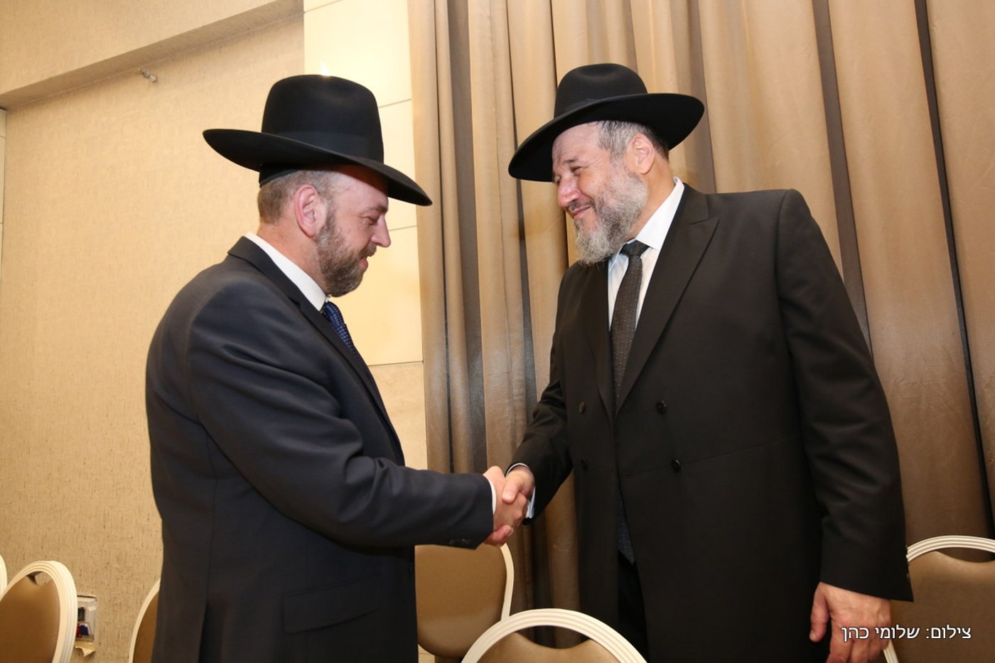 הרב אליעזר סורוצקין חיתן את בנו • צפו בגלריה