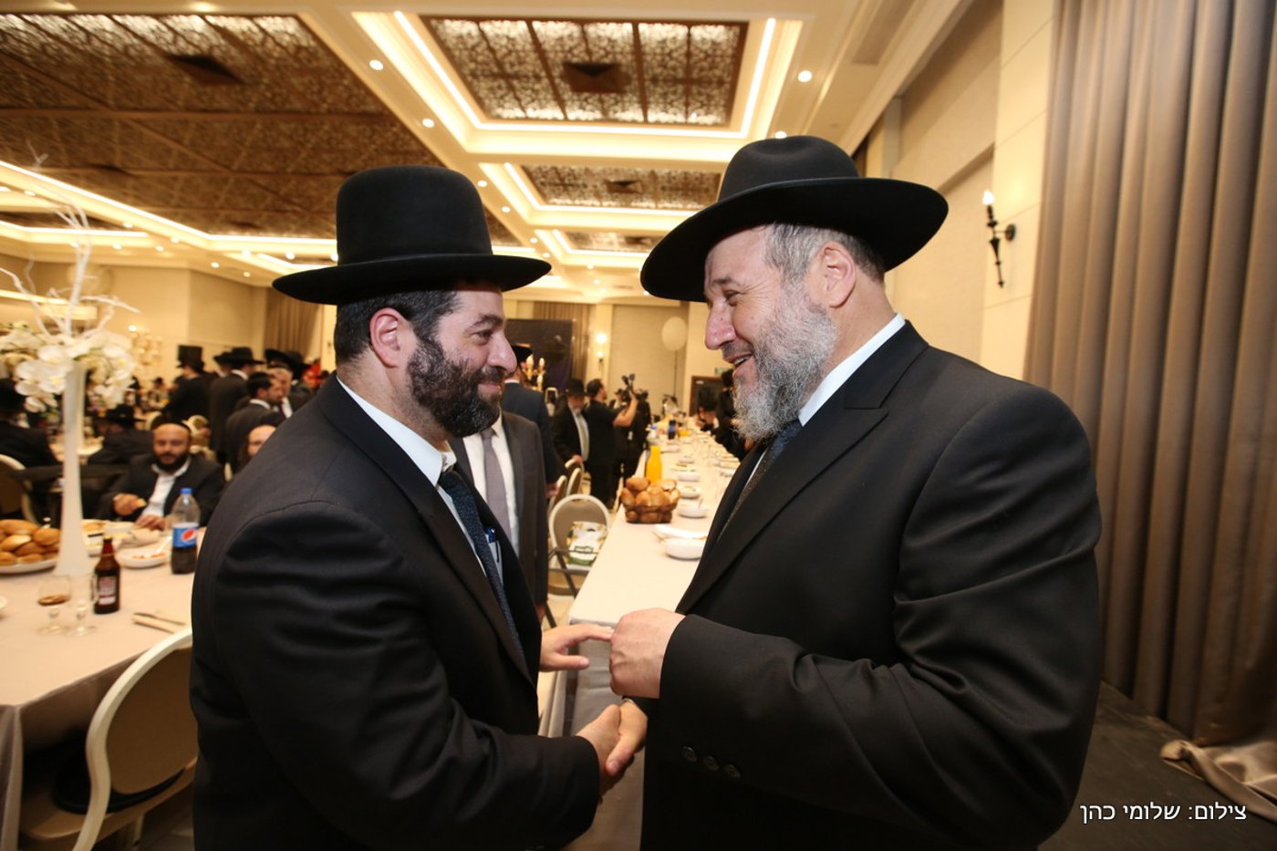 הרב אליעזר סורוצקין חיתן את בנו • צפו בגלריה