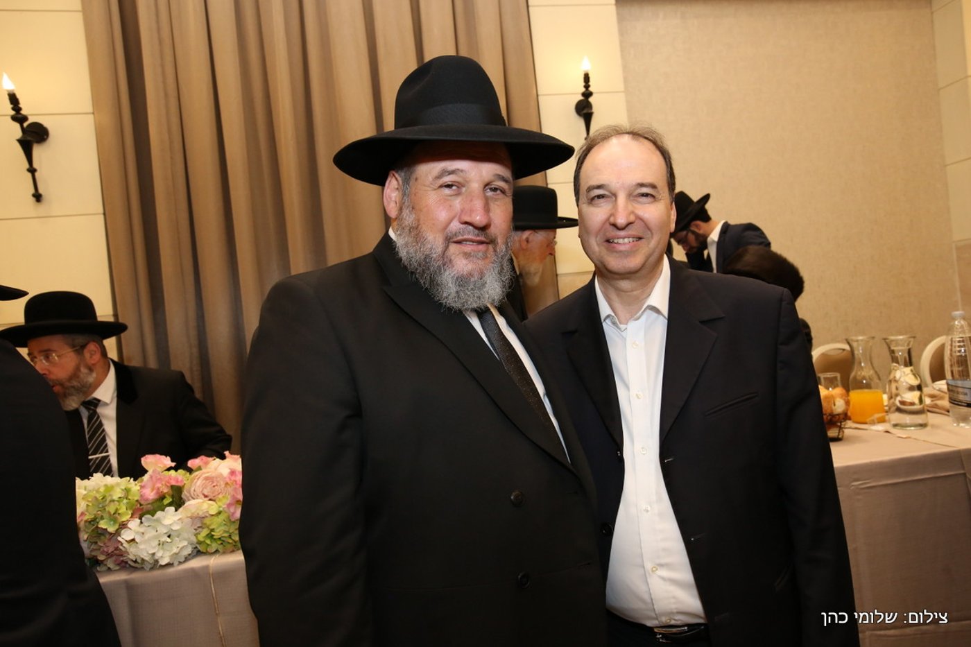 הרב אליעזר סורוצקין חיתן את בנו • צפו בגלריה