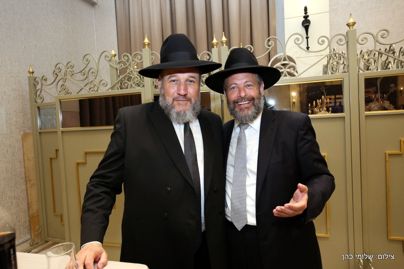הרב אליעזר סורוצקין חיתן את בנו • צפו בגלריה