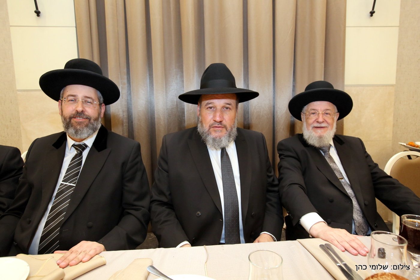 הרב אליעזר סורוצקין חיתן את בנו • צפו בגלריה