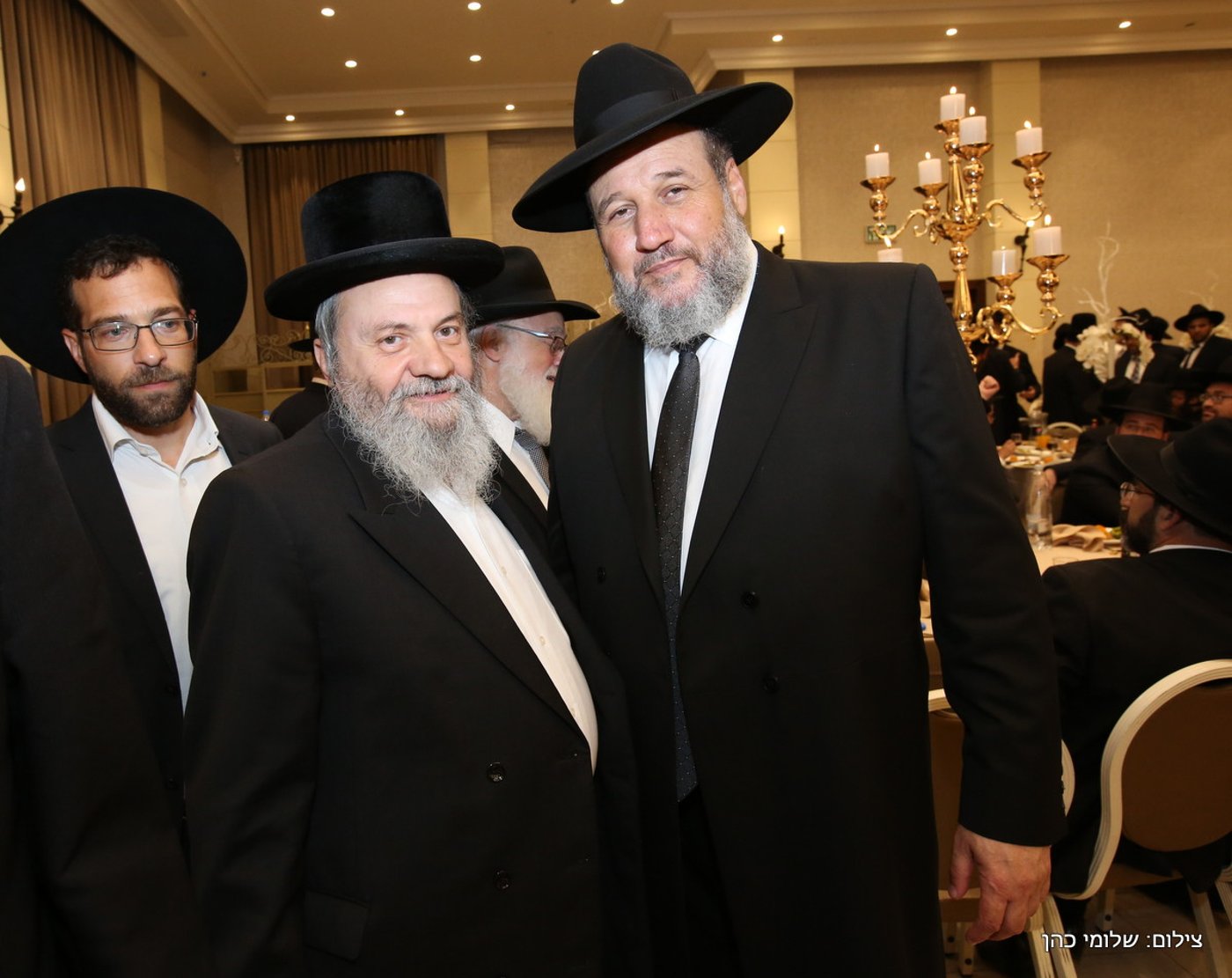 הרב אליעזר סורוצקין חיתן את בנו • צפו בגלריה