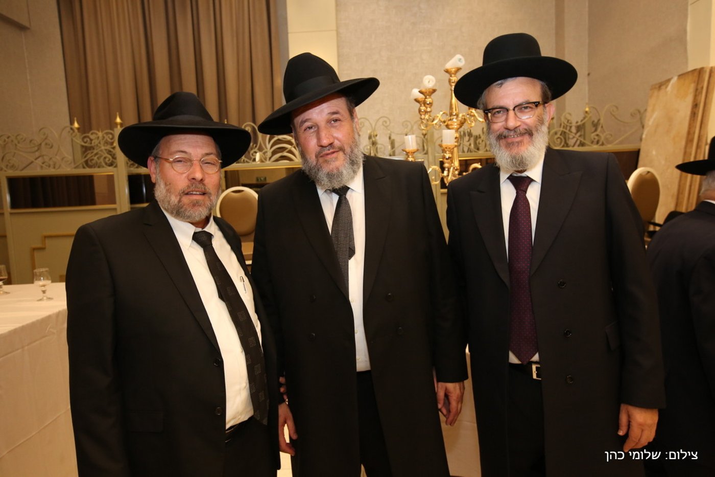 הרב אליעזר סורוצקין חיתן את בנו • צפו בגלריה