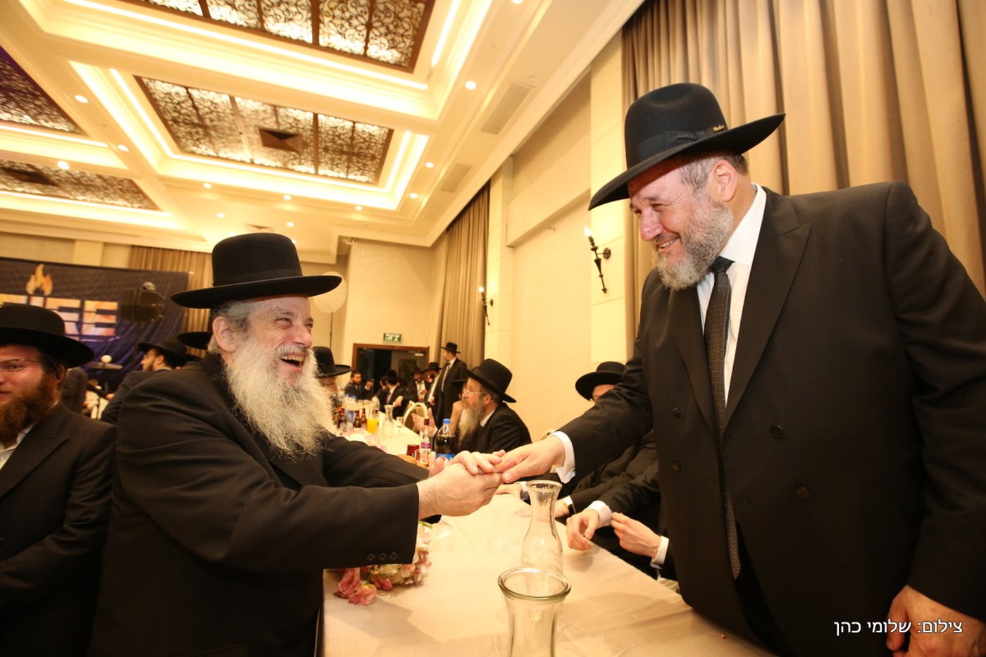 הרב אליעזר סורוצקין חיתן את בנו • צפו בגלריה