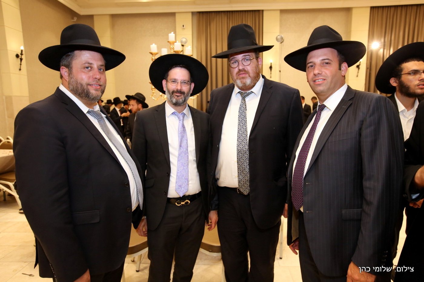 הרב אליעזר סורוצקין חיתן את בנו • צפו בגלריה