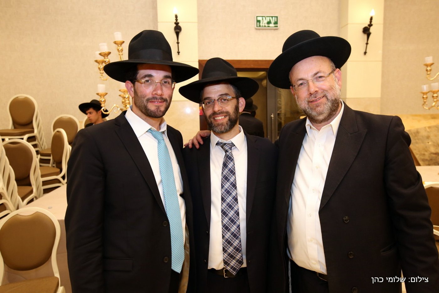 הרב אליעזר סורוצקין חיתן את בנו • צפו בגלריה